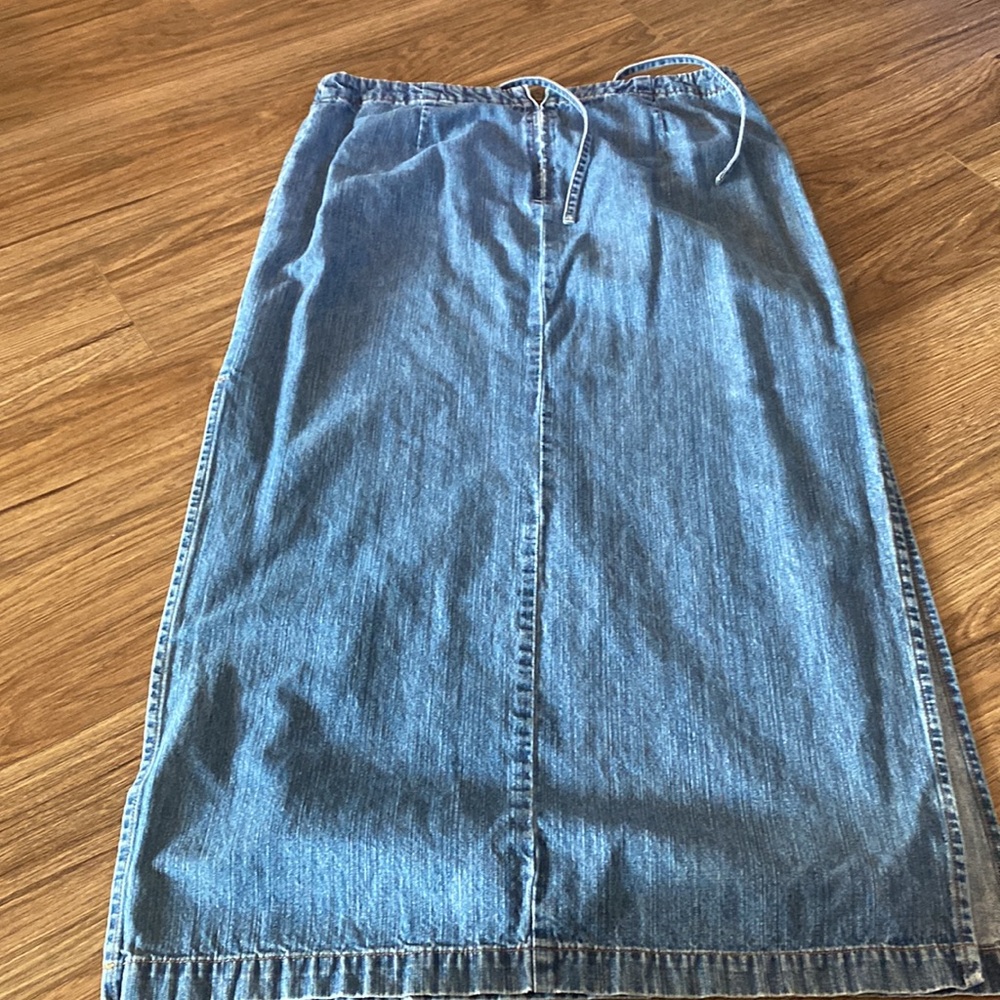 LondonJean denim MIDI skirt. Size 14. Vintage 90’s - Picture 9 of 10